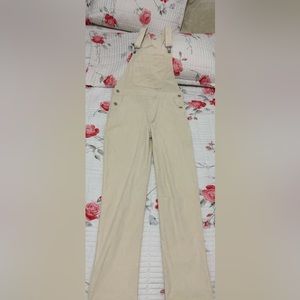 Cream jumpsuit and overall